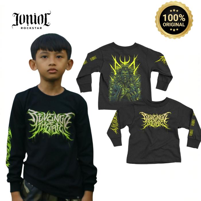 JUNIORROCKSTAR Kaos Anak Official Merchandise Band Revenge The Fate - RTF - Inner Demon Long Sleeve