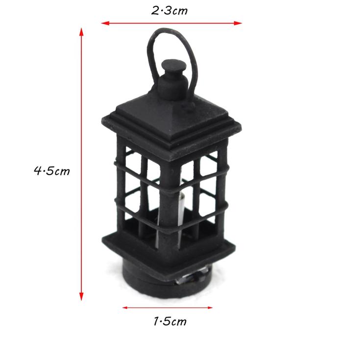 1:12 Miniatur Rumah Boneka LED Lampu Dinding Lampu Terang Berongga