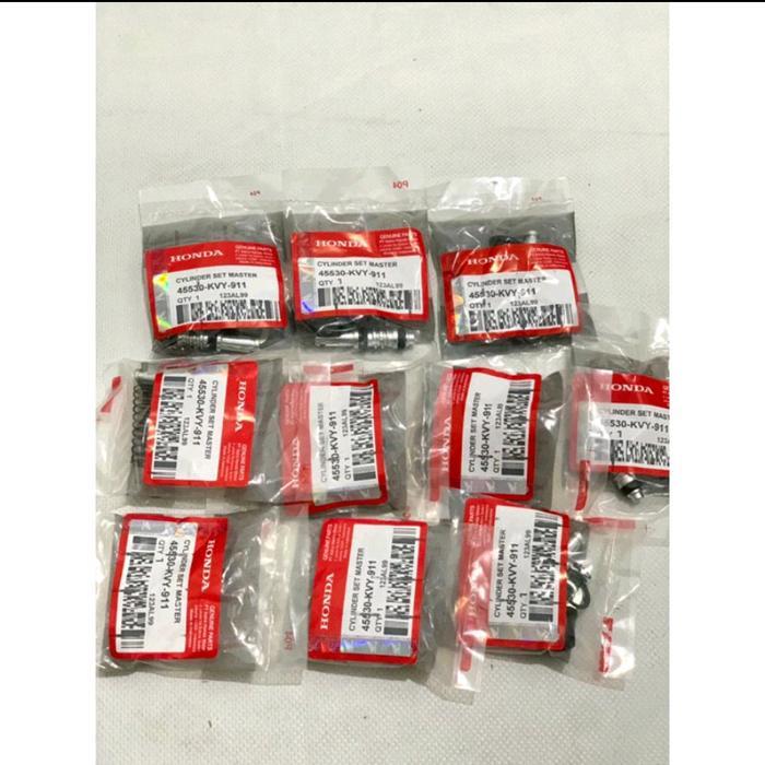 Seal Master Rem Kit KVY (isi 10 Bungkus) Buat Motor Beat Karbu, Vario Karbu, Spacy Karbu, Supra X 12