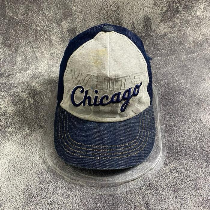 Topi Caps Baseball Denim Chicago Second Original