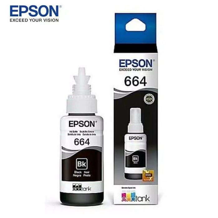 EPSON Tinta Refill Printer 664 Original 100% Epson L100 L200 L110 L210 L300 L350 Black Magenta Cyan 