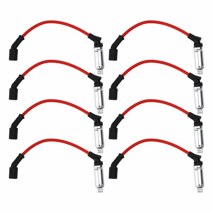 Mobil 8 Buah Set Kabel Busi 10.2Mm/0.40in 48322R Kabel Pengapian