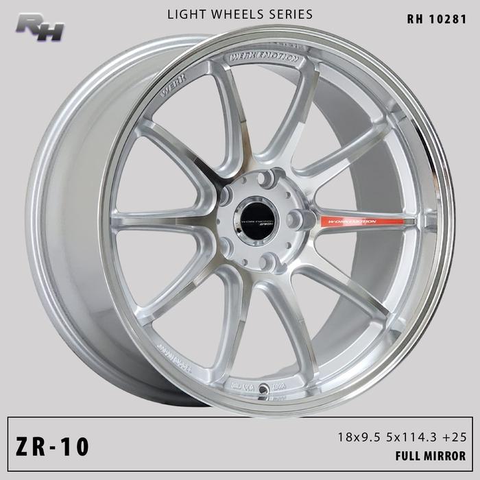 ZR10/RH10281 FULL MIRROR VELG JF LUXURY R18