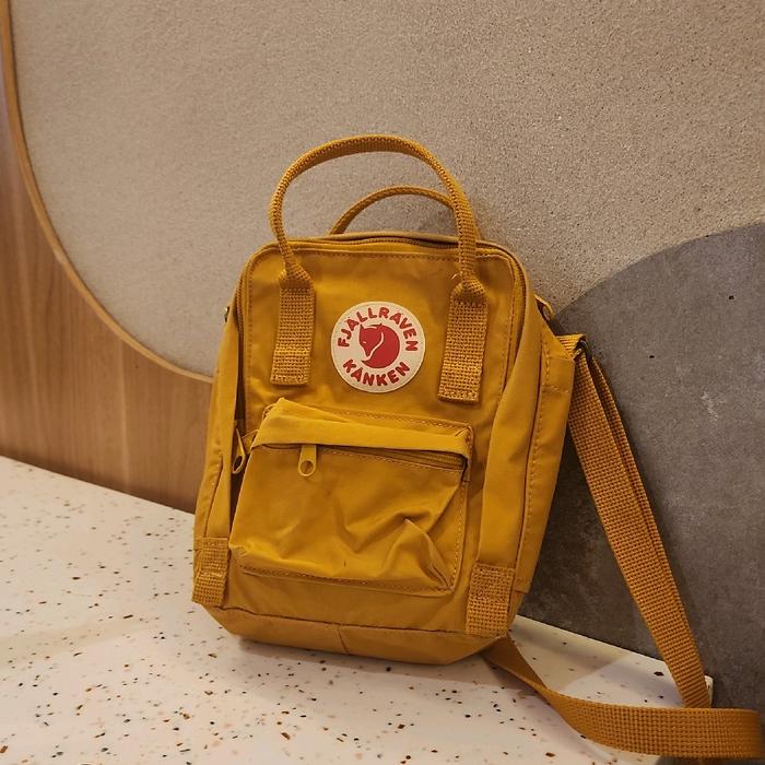 kanken mini sling bag Slingbag mustard Selempang