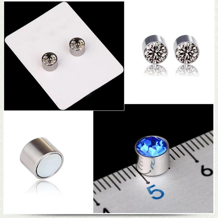 Anting Magnet Laki-Laki dan Perempuan Banyak Warna - Earrings Magnet Earrings