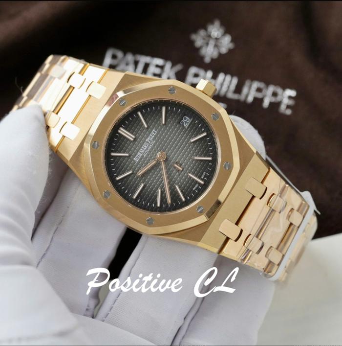 AP SWISS Audemars Watch Royal Oak Jumbo 16202OR Gold ZF Factory 39mm