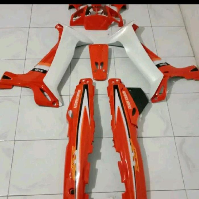full set body halus fiz r oren putih bahan tebal bagus.