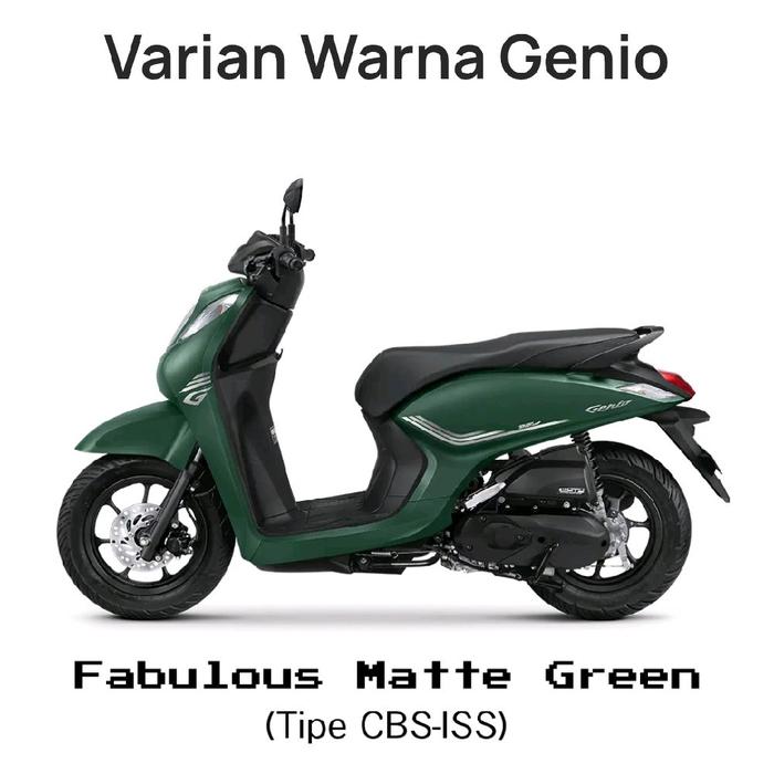 Honda Genio CBS ISS fabulous matte green 2026