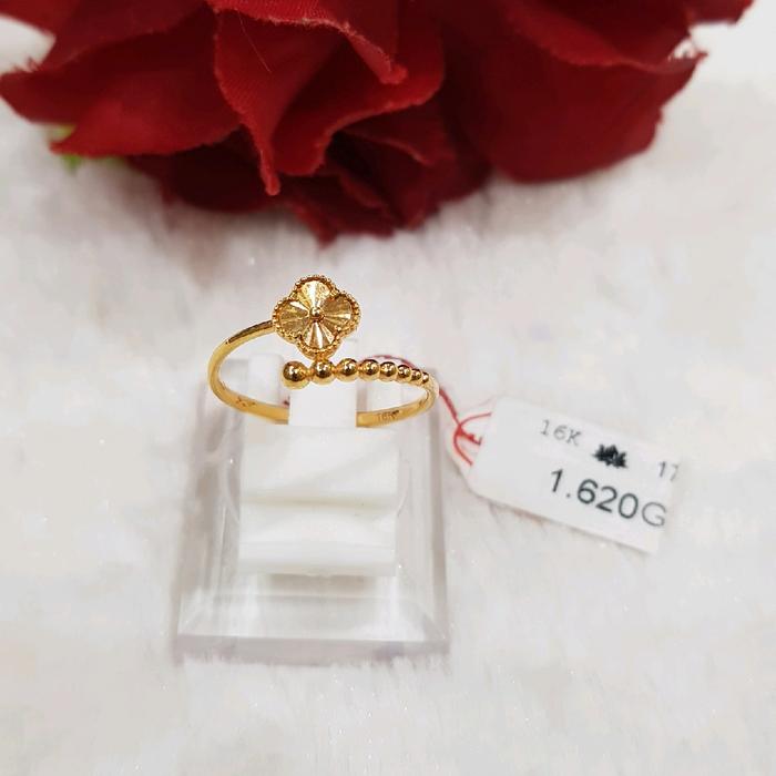 Cincin Clover Cukit yellow gold