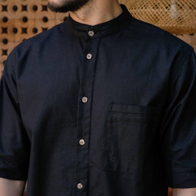 Kurta BILAL BLACK & WHITE By Kaum Adam