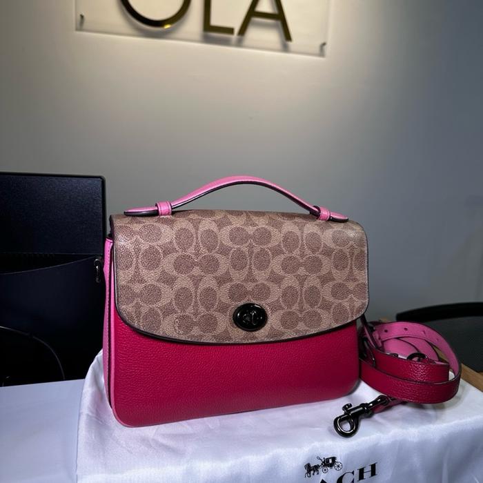 Tas Coach Preloved Crossbody Monogram (Red) Authentic & Original