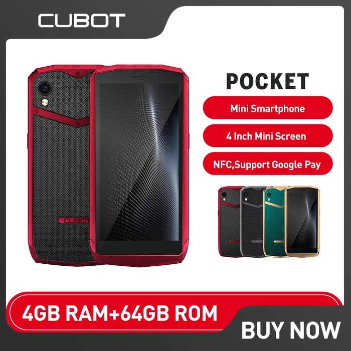 Cubot Pocket Mini Smartphone Android 11 4GB RAM+64GB ROM  4 Inch 16MP