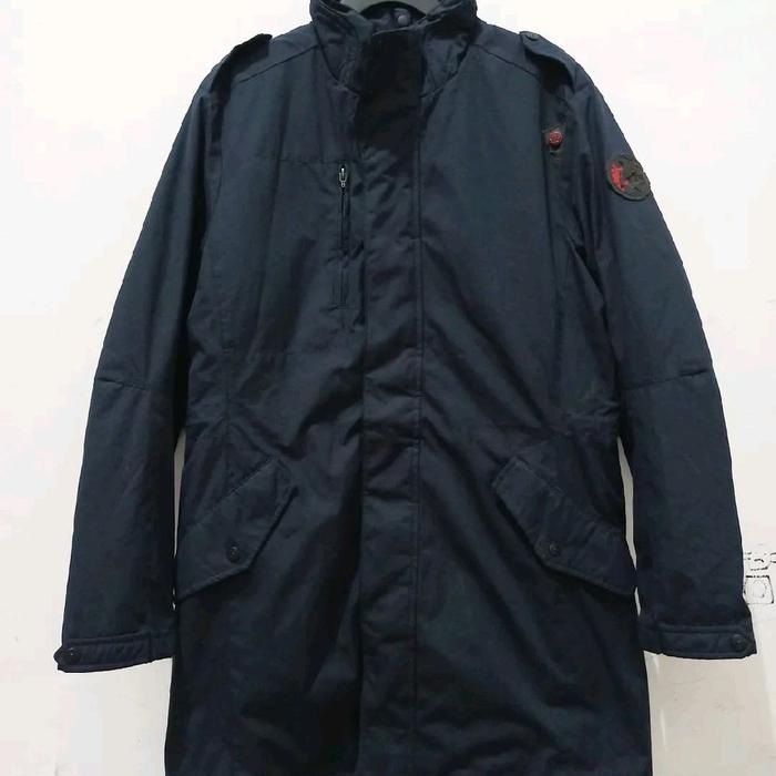 Jaket EXR Korea Military Parka Jacket Navy Pria