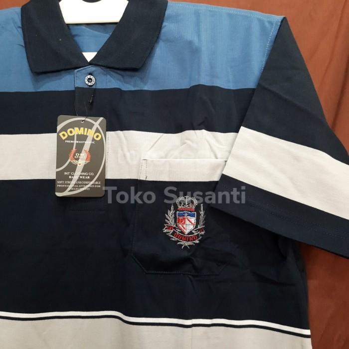 Kaos Domino Krah Kantong Depan Dewasa Kaos Pria Domino uk All Size