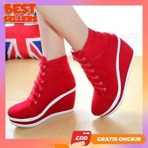 TERBARU Sepati Boat Korea Sepaty Cewek Kasual Sneakers Boots Kuliah Casual Spatu Kets Sneaker But Ko