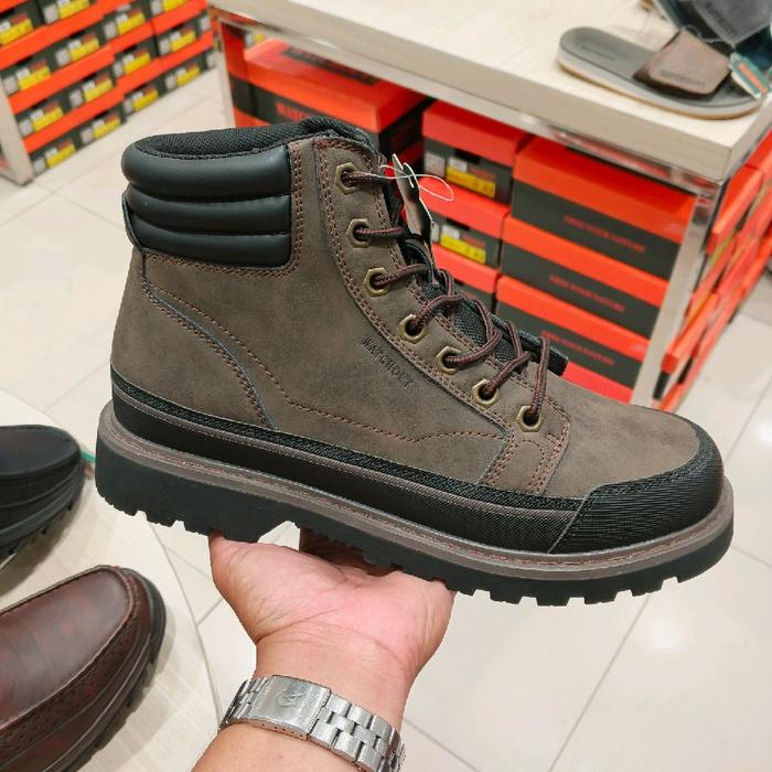 WATCHOUT SEPATU PRIA BOOT FASHION KULIT ORIGINAL