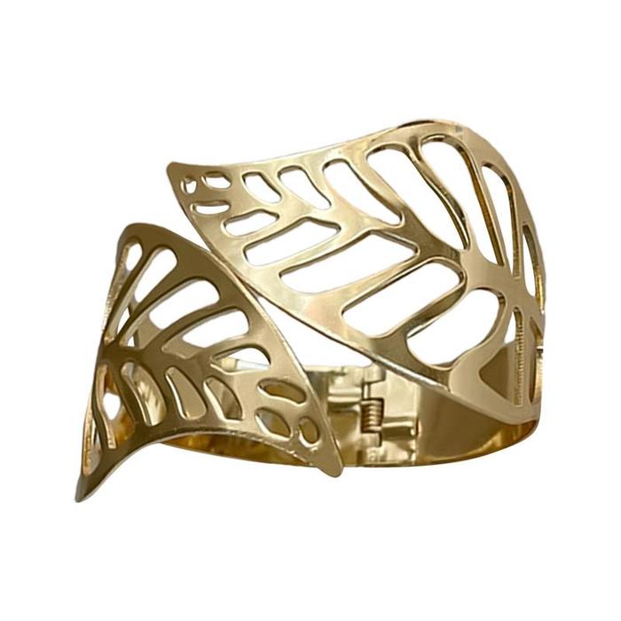 Leaves Drape Tiebacks Drape Ties Spring Drape Holder Clip Metal Creative Decorative Hollow Leaves Ti