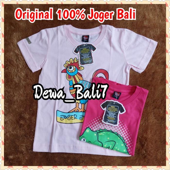 Kaos Joger Bali Original Anak Anak Warna/Putih