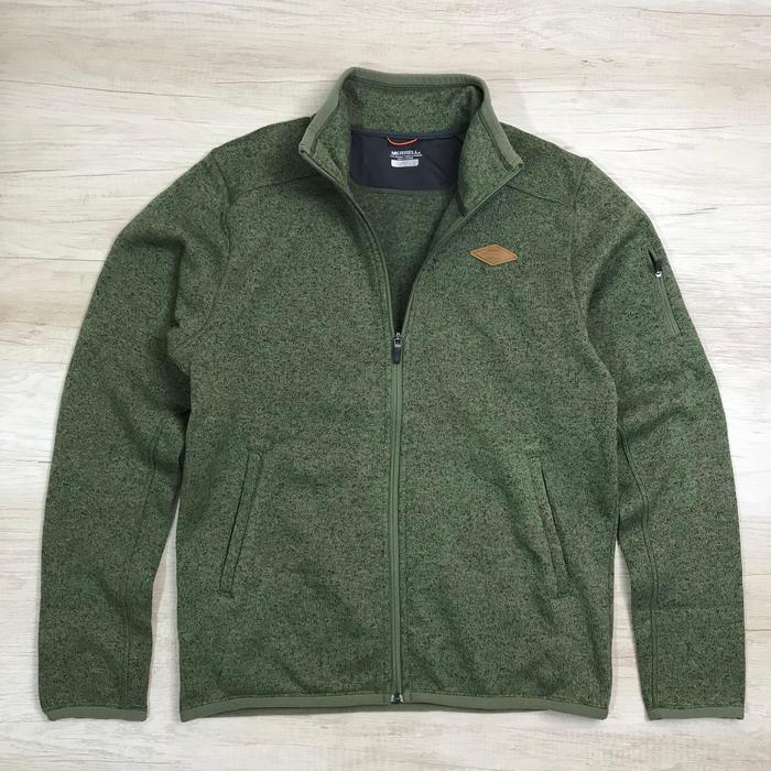 Jaket Pria Winter Midlayer Merrell Fleece Full Zip Jacket Original