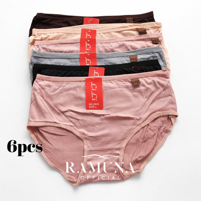 (6pcs) LiLi Celana Dalam Wanita / CD Wanita Lili / Celana Dalam Wanita Lembut
