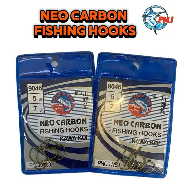 Kail Neo Carbon Fishing Hooks Kawa Koi 9046