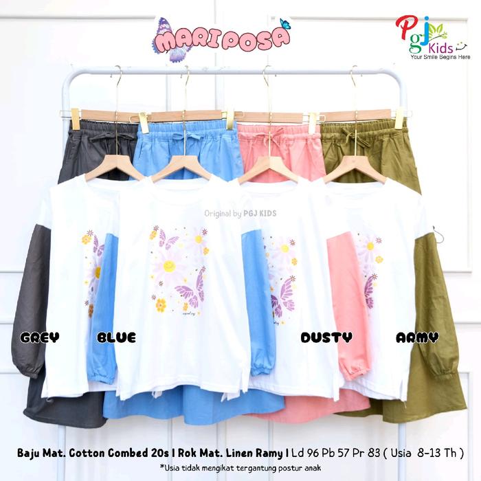 MARIPOSA SETELAN ROK REMAJA Original by PGJ Kids