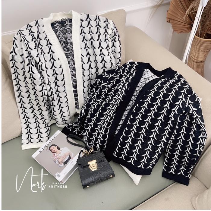Promo Edrea Crop Cardy / Atasan Baju Rajut Wanita