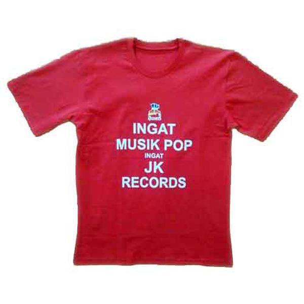 Kaos Slogan JK Records Warna Merah