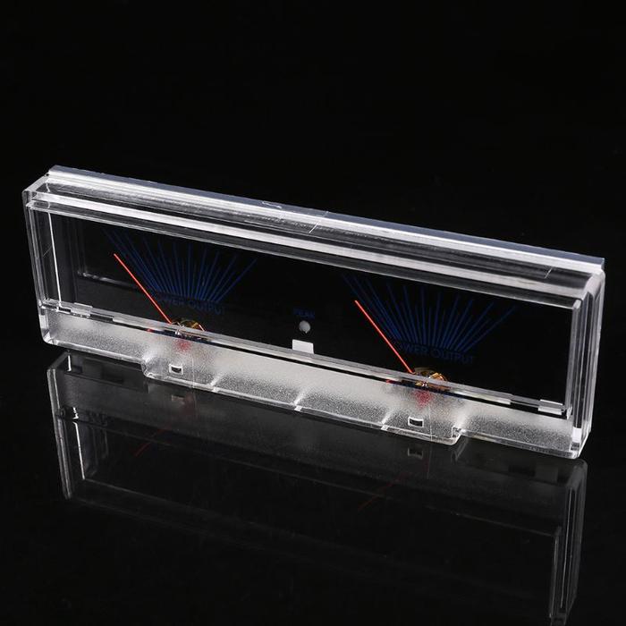 Power Amplifier Panel Dual og VU Meter Level dB Meter with BackLit