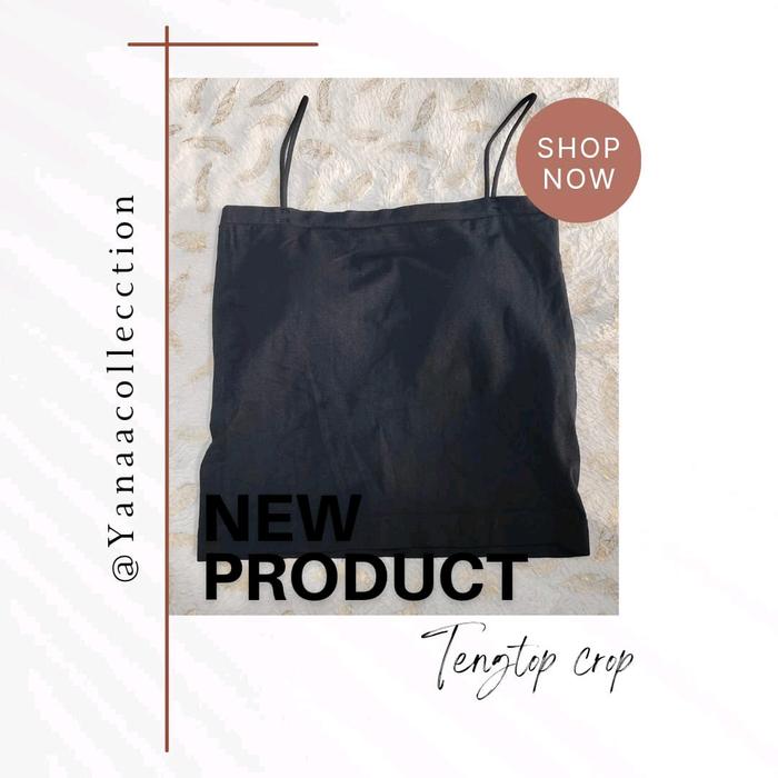 TenkTop crop wanita import model korea  bagus buat dalaman atas wanita 1123