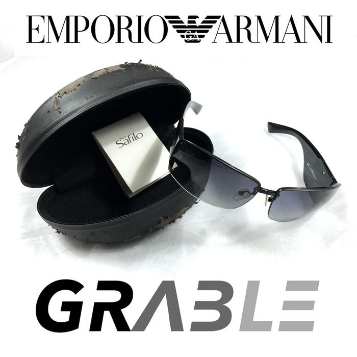 Emporio Armani Sunglasses EA 9542/S BKSVK Original | Kacamata Hitam Pria Wanita Armani Authentic Mad