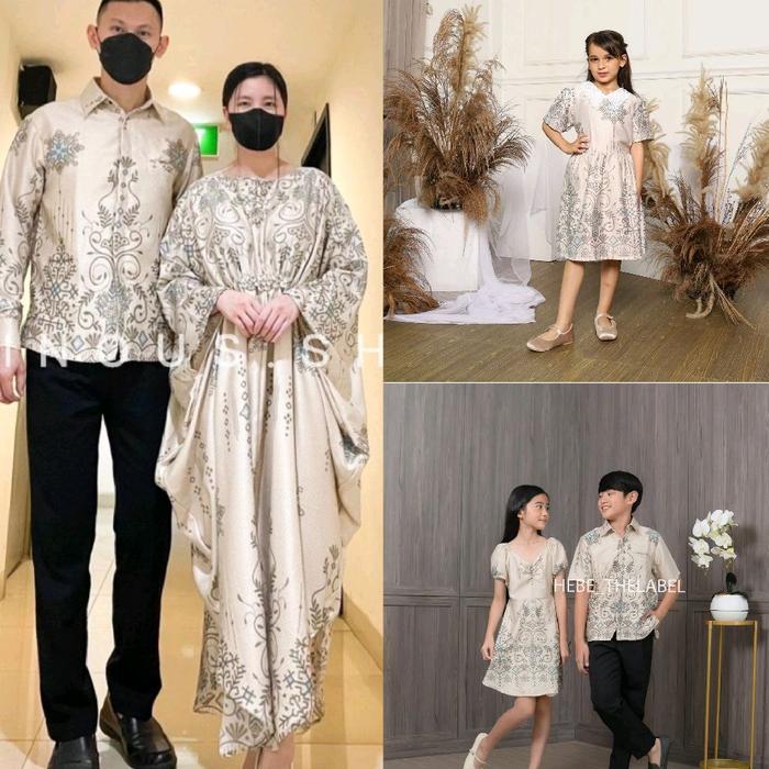 Couple Family Set - Couple Dress - Couple Gamis - Couple Kebaya Batik - Couple Kemeja Batik  - Coupl
