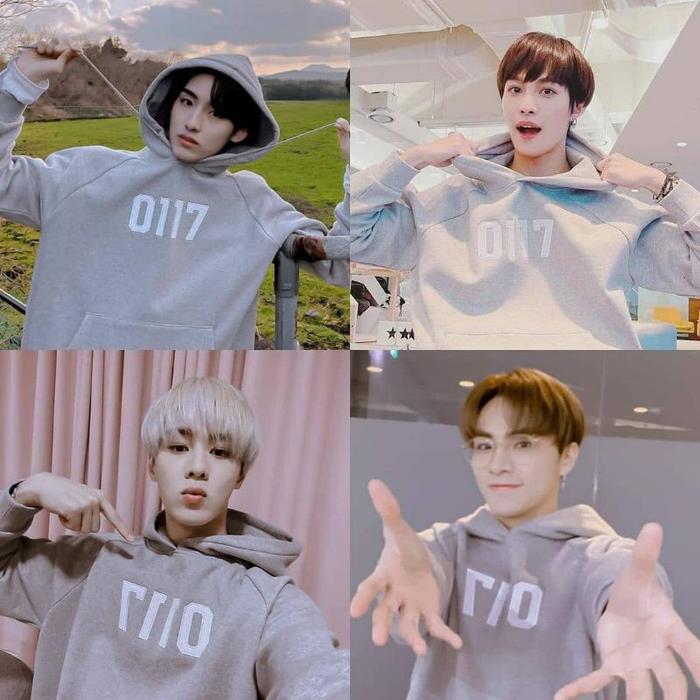 Jacket Hoodie NCT Way V 0117 PVC Print korea Free foto NCT