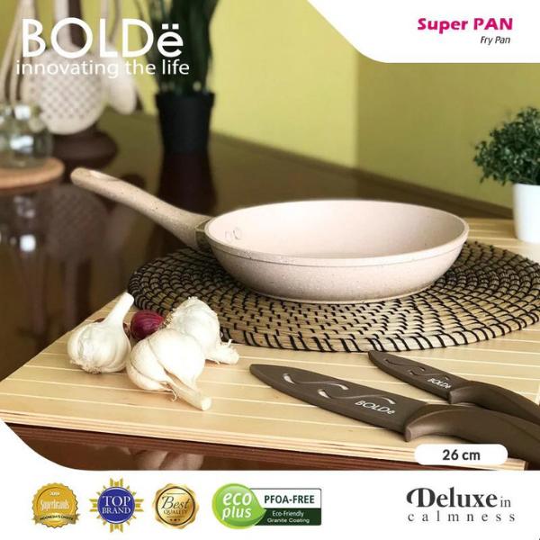 Bolde Super Pan Granite 26 Cm Fry Pan Beige / Penggorengan