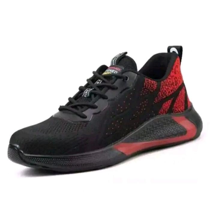 Sepatu Sneaker Sport Casual  untuk Pria dan Wanita - Shoes, Black Running Bintik Kasual