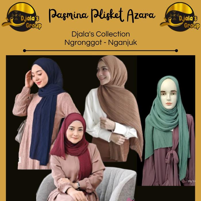 Pashmina Plisket/Pashmina Azara/Hijab Pashmina