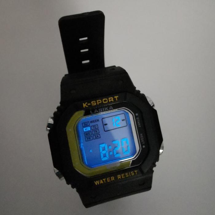 Jam Tangan Digital Lasika Anak Segi Water Resist Lasika Segi