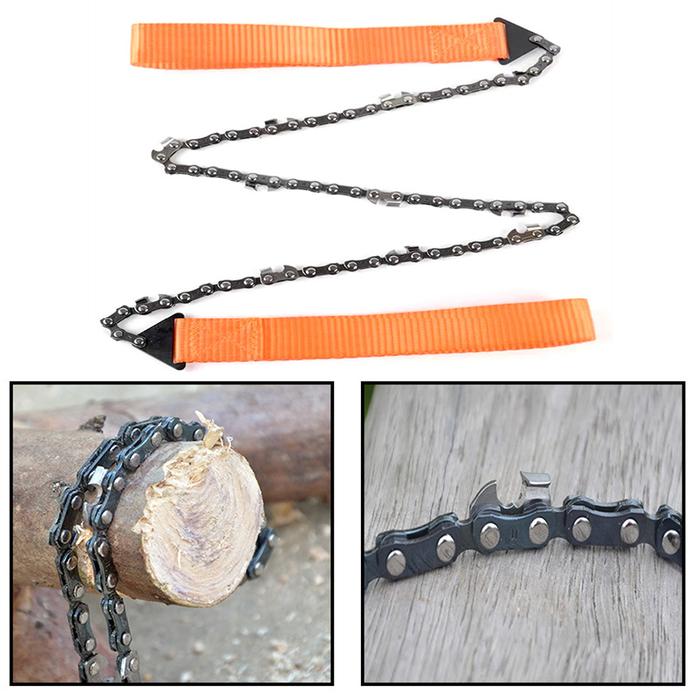 24 Inch Hand Zipper Saw Portable Hand Chain Saw Folding Manual Steel