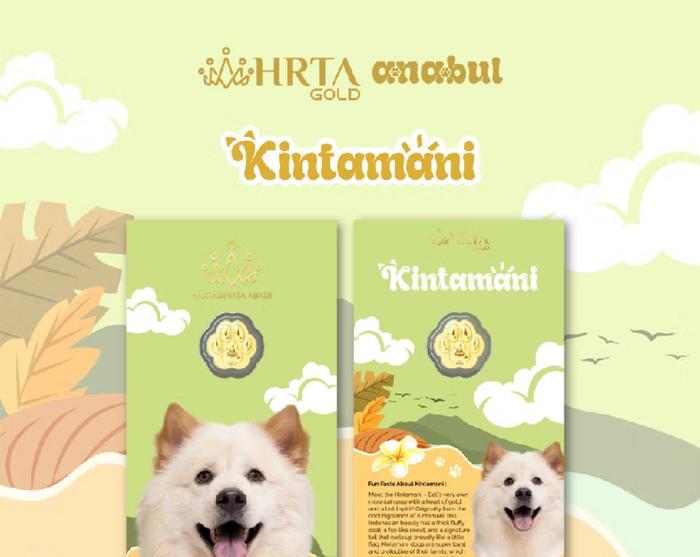 Emasku Hartadinata Kintamani Dog 0,2 Gram Logam Mulia