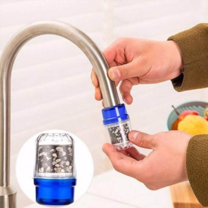 SARINGAN AIR FILTER KRAN WASTAFEL SERBAGUNA BIRU - Water Filter