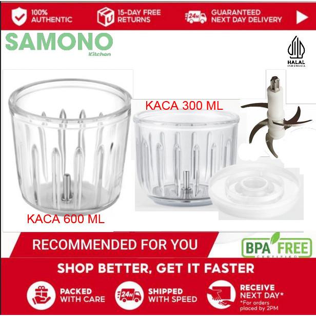 Samono Spare Part  Chopper  Elektrik Portable Multifungsi Meat Glinder Food Processor 300ML    ( Kac