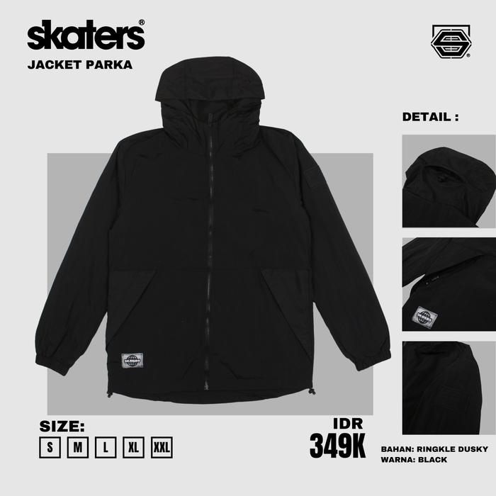Jaket Parka Skaters Ledger Dusky 26 Black