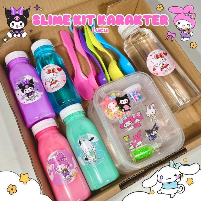 SLIME KIT KARATER LUCU BY SLIME_BINTARO || SLIME KIT LUCU | SLIME KIT ANTI GAGAL