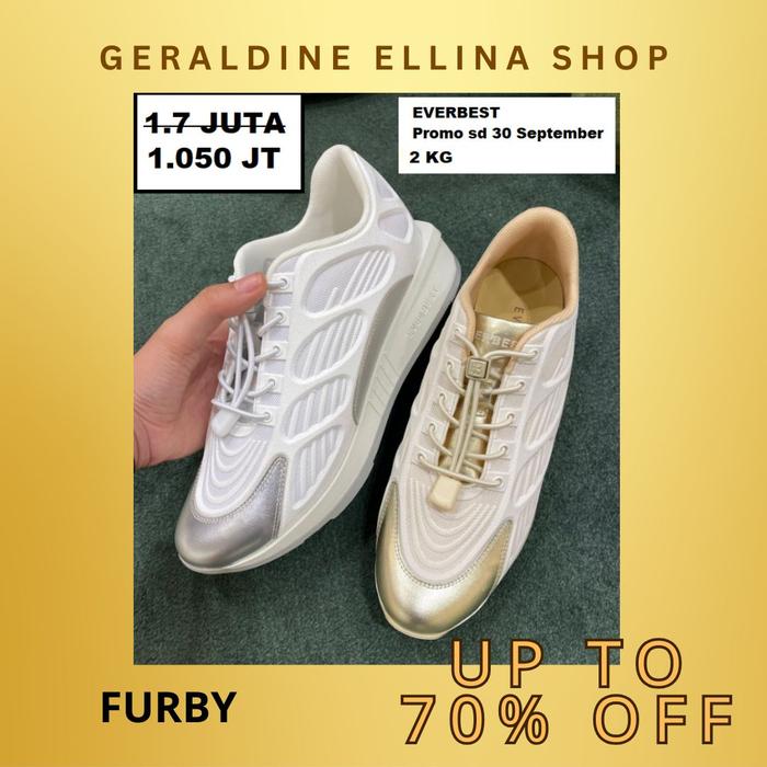 Sepatu sneakers Everbest wanita seri FURBY original 100%