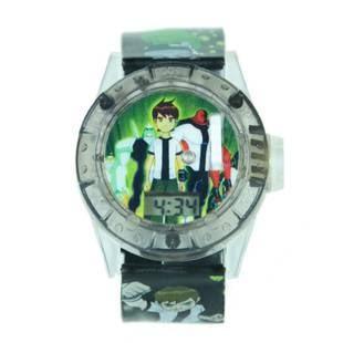 WBS JAM TANGAN ANAK LAKI MURAH KARAKTER PROYEKTOR LASER LAMPU SUARA BEN TEN BEN 10