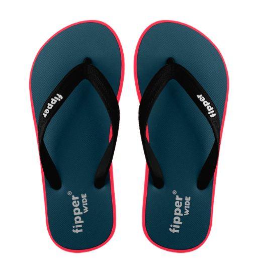 Sandal Fipper Wide Blue Snorkel Red Black Original