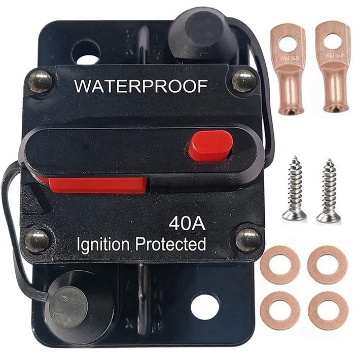 Pemutus sirkuit 40Amp Inverter Sekring Reset Manual, Isolator pemutus