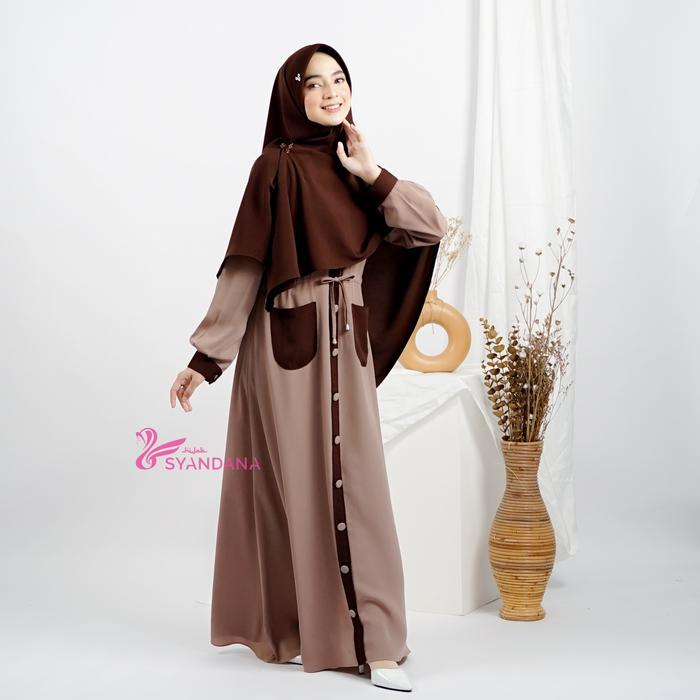 Hijab Syandana - Gamis Lebaran Kasya Dress Only (Gamis Saja)