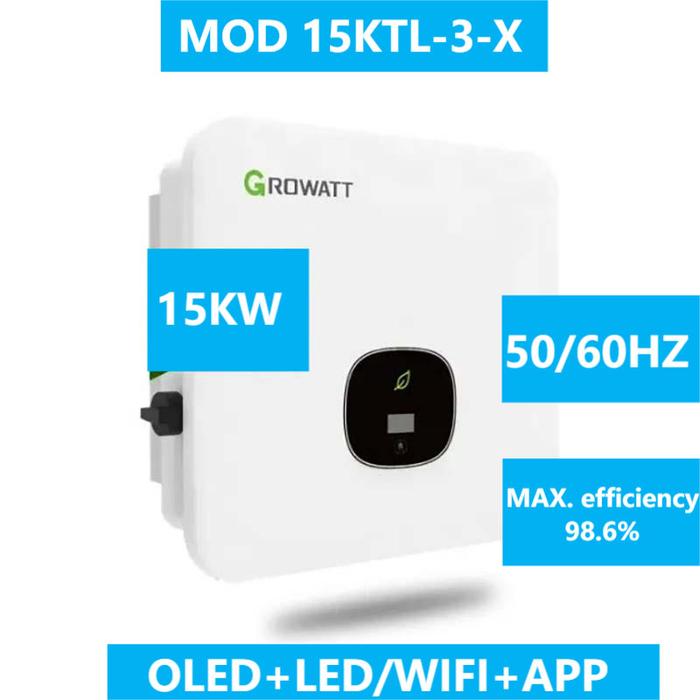 Growatt MOD10000Tl3-X 220/380V Three Phase Hybrid Solar Inverter With