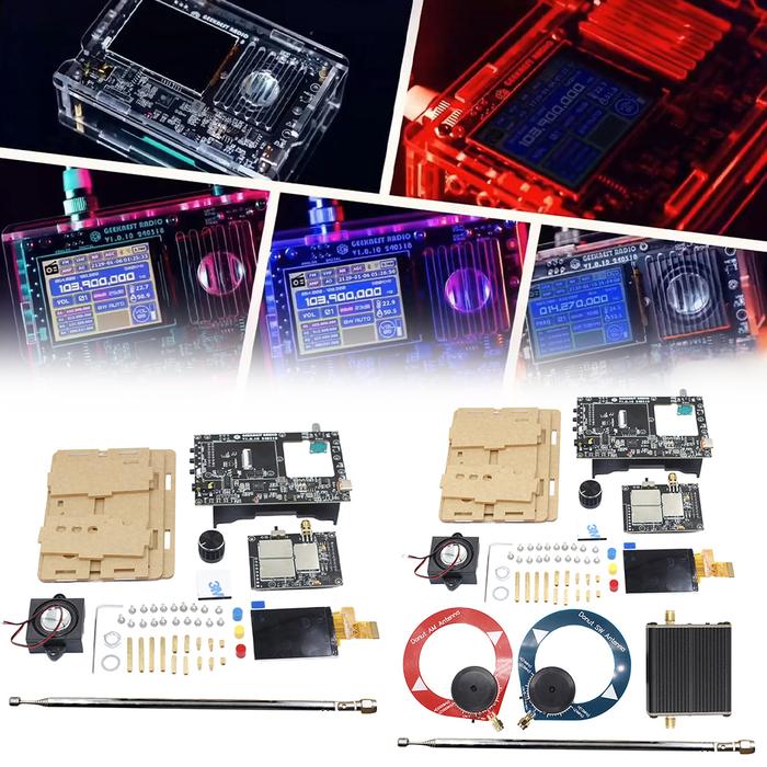 Full-band Radio Kit FM AM MW SW SSB LSB USB All Band Radio Set 800mAH Battery FM AM Radio Portable S